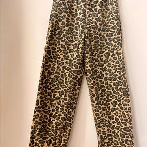 Stan Ray Leopard-Pattern High-Rise Painter Pants